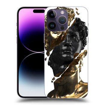 Maskica za Apple iPhone 14 Pro Max - Gold - Black