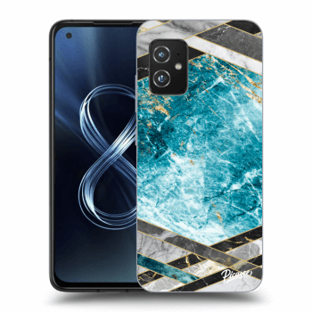 Maskica za Asus Zenfone 8 ZS590KS - Blue geometry