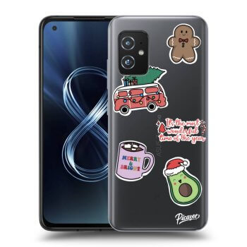 Maskica za Asus Zenfone 8 ZS590KS - Christmas Stickers