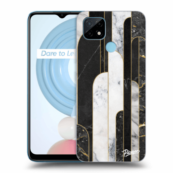 Maskica za Realme C21Y - Black & White tile