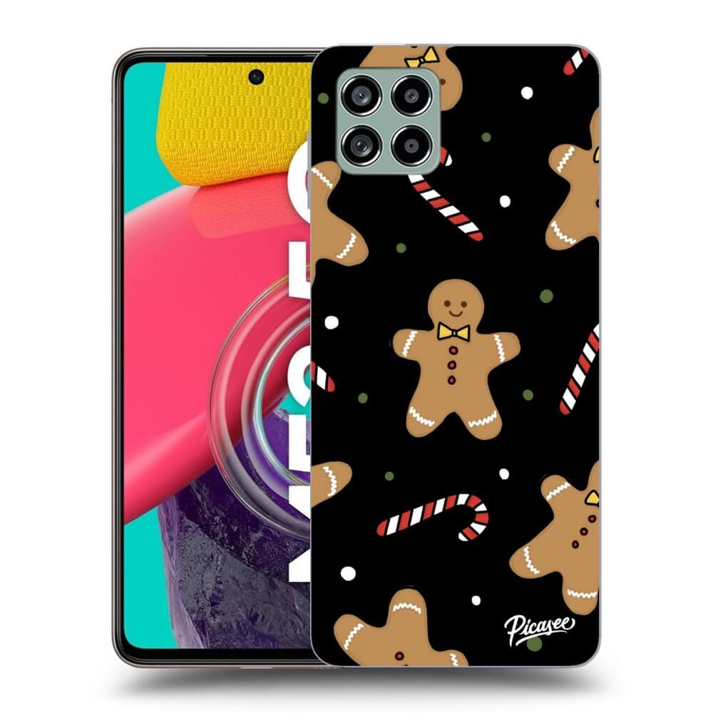 Picasee crna silikonska maskica za Samsung Galaxy M53 5G - Gingerbread