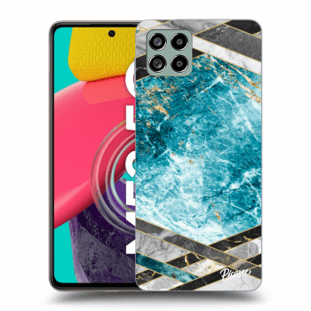 Maskica za Samsung Galaxy M53 5G - Blue geometry