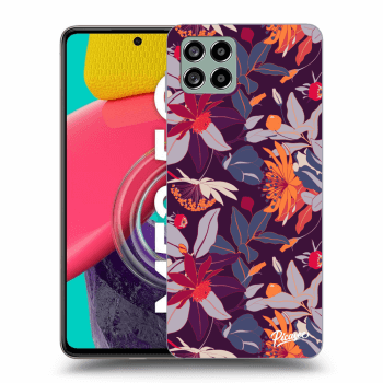 Maskica za Samsung Galaxy M53 5G - Purple Leaf