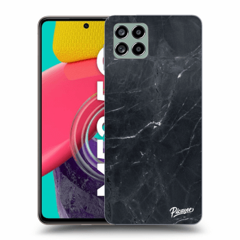 Picasee silikonska prozirna maskica za Samsung Galaxy M53 5G - Black marble