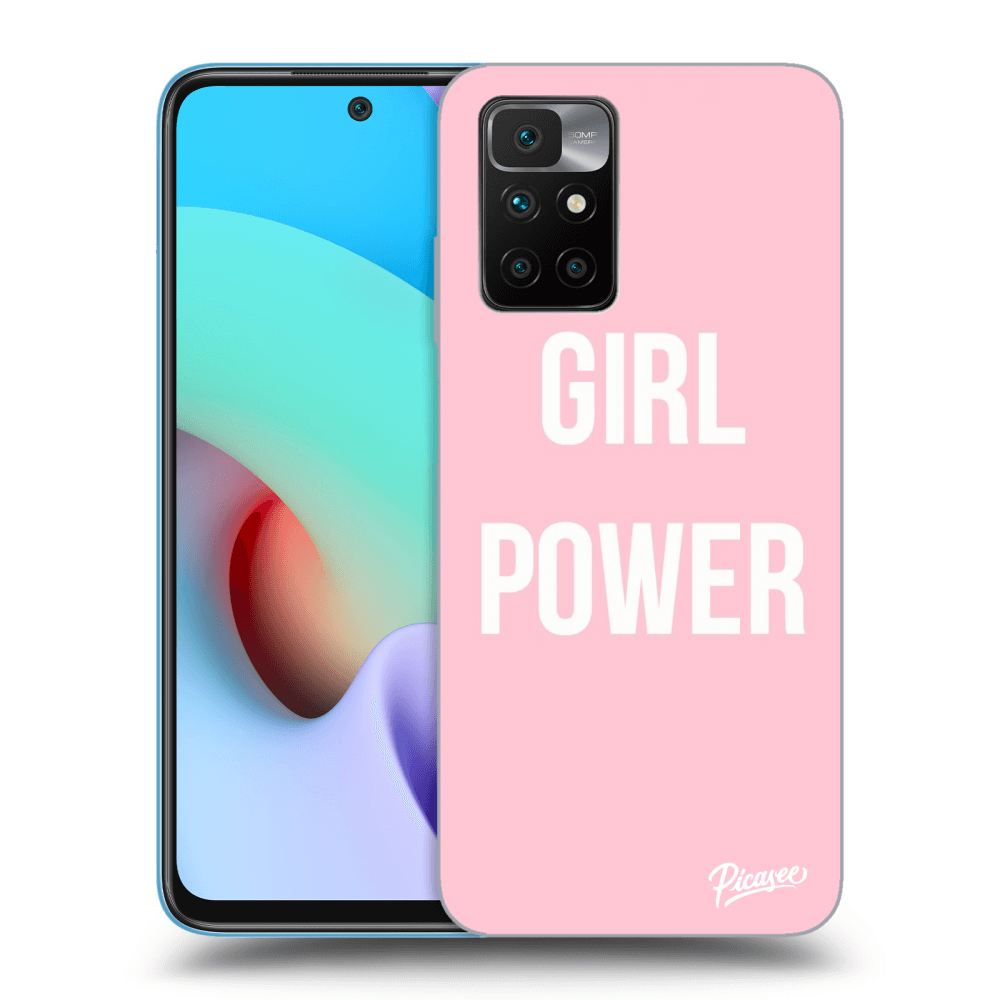 Picasee silikonska prozirna maskica za Xiaomi Redmi 10 (2022) - Girl power