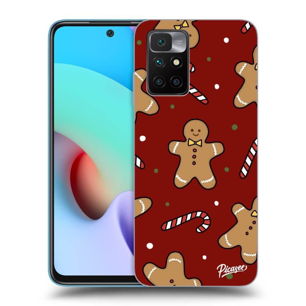 Picasee silikonska prozirna maskica za Xiaomi Redmi 10 (2022) - Gingerbread 2