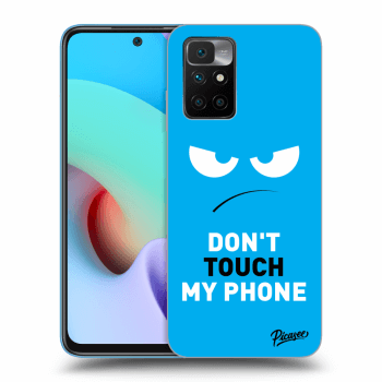 Maskica za Xiaomi Redmi 10 (2022) - Angry Eyes - Blue