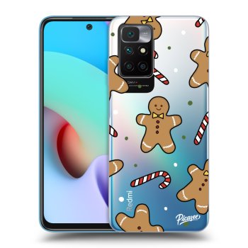 Picasee silikonska prozirna maskica za Xiaomi Redmi 10 (2022) - Gingerbread
