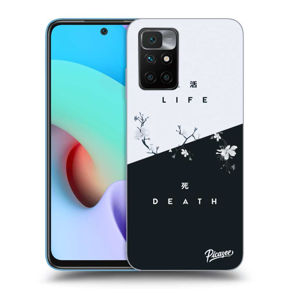 Picasee silikonska prozirna maskica za Xiaomi Redmi 10 (2022) - Life - Death