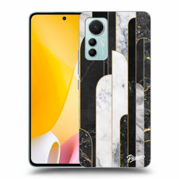 Maskica za Xiaomi 12 Lite - Black & White tile