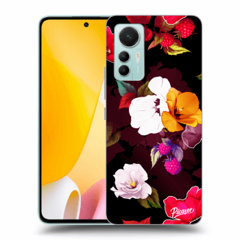 Picasee silikonska prozirna maskica za Xiaomi 12 Lite - Flowers and Berries