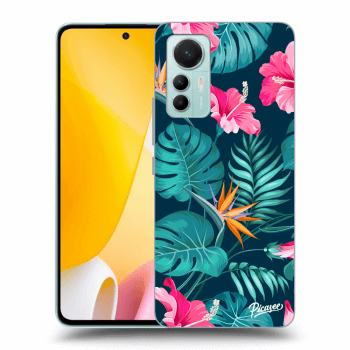 Maskica za Xiaomi 12 Lite - Pink Monstera