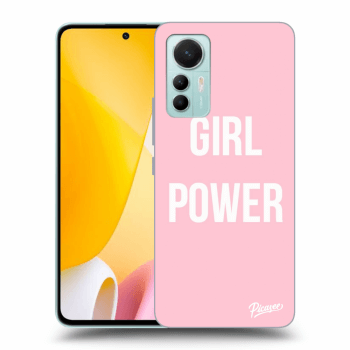 Picasee crna silikonska maskica za Xiaomi 12 Lite - Girl power
