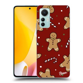 Picasee silikonska prozirna maskica za Xiaomi 12 Lite - Gingerbread 2