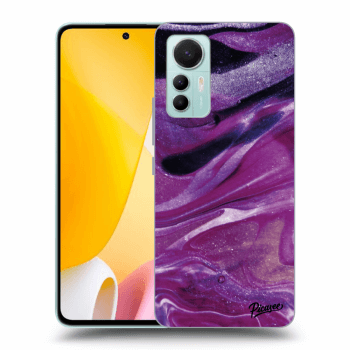 Maskica za Xiaomi 12 Lite - Purple glitter
