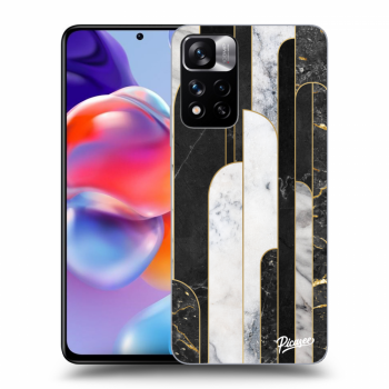Maskica za Xiaomi Redmi Note 11 Pro+ 5G - Black & White tile