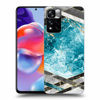 Maskica za Xiaomi Redmi Note 11 Pro+ 5G - Blue geometry