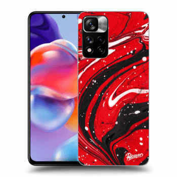 Maskica za Xiaomi Redmi Note 11 Pro+ 5G - Red black