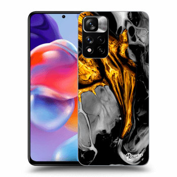 Maskica za Xiaomi Redmi Note 11 Pro+ 5G - Black Gold