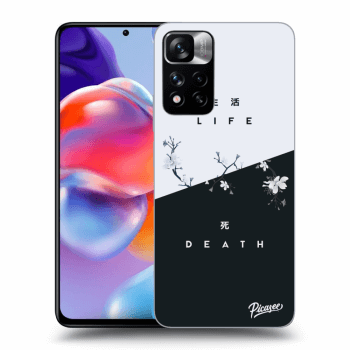 Picasee crna silikonska maskica za Xiaomi Redmi Note 11 Pro+ 5G - Life - Death