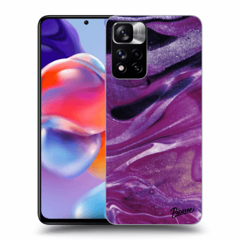 Maskica za Xiaomi Redmi Note 11 Pro+ 5G - Purple glitter