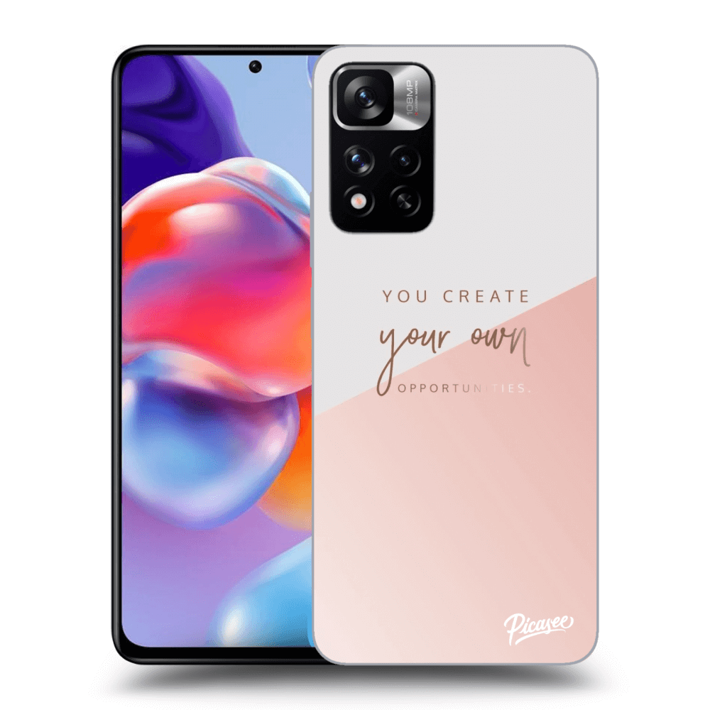 Picasee crna silikonska maskica za Xiaomi Redmi Note 11 Pro+ 5G - You create your own opportunities
