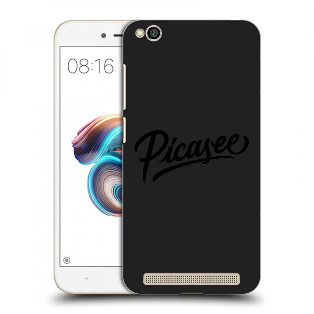 Picasee crna silikonska maskica za Xiaomi Redmi 5A - Picasee - black