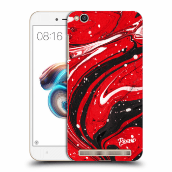 Picasee crna silikonska maskica za Xiaomi Redmi 5A - Red black