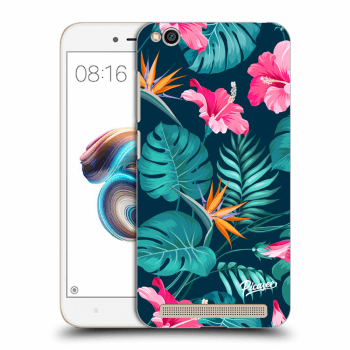 Maskica za Xiaomi Redmi 5A - Pink Monstera