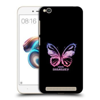 Picasee crna silikonska maskica za Xiaomi Redmi 5A - Diamanty Purple