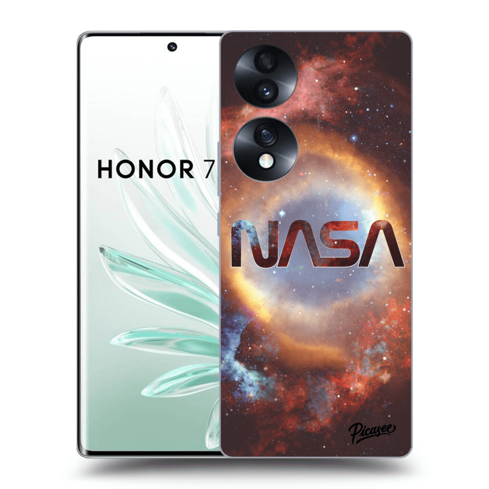 Picasee crna silikonska maskica za Honor 70 - Nebula