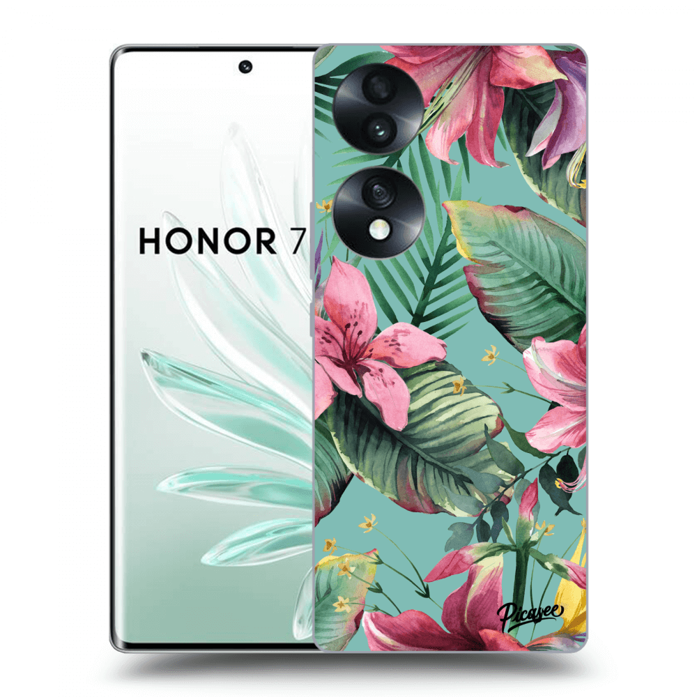 Picasee silikonska prozirna maskica za Honor 70 - Hawaii