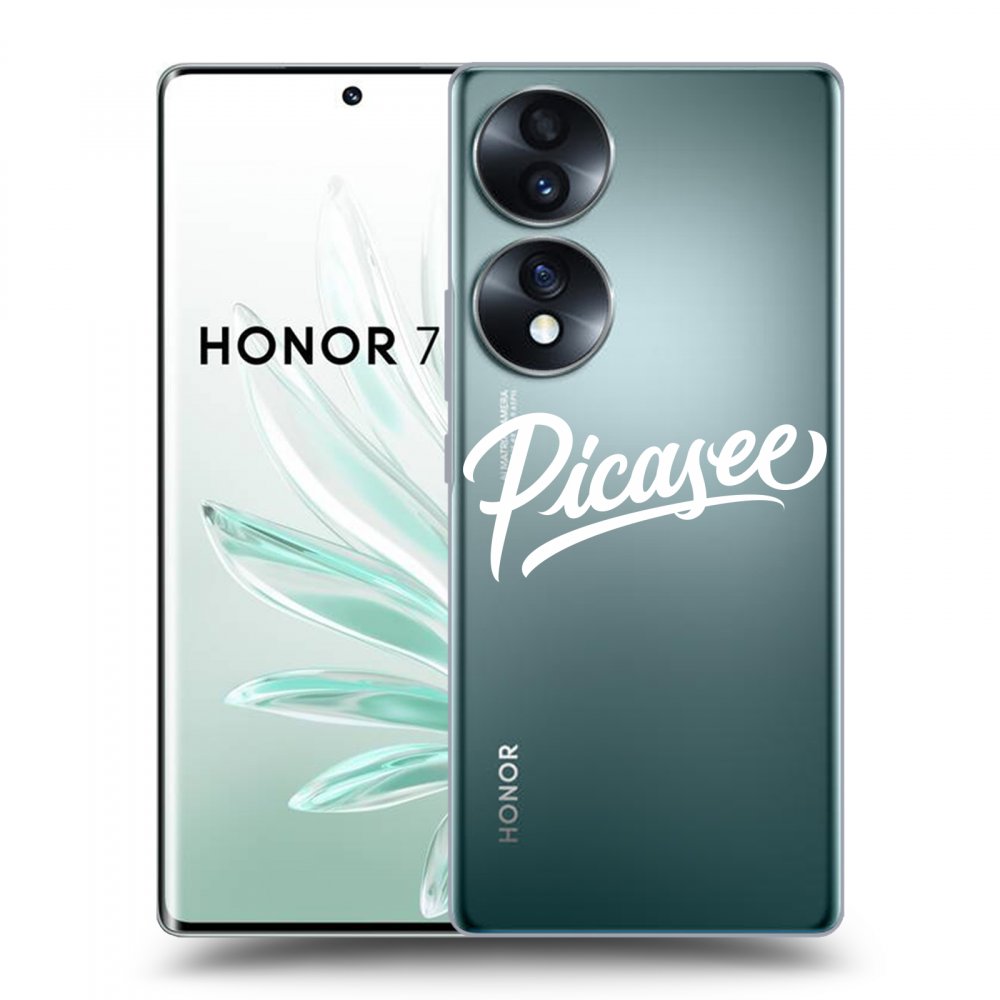 Picasee silikonska prozirna maskica za Honor 70 - Picasee - White