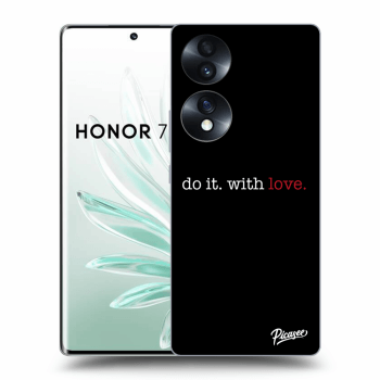 Picasee silikonska prozirna maskica za Honor 70 - Do it. With love.