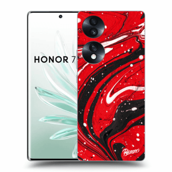 Maskica za Honor 70 - Red black