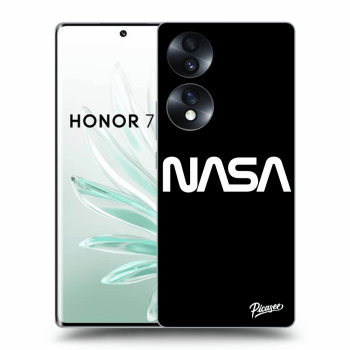 Picasee crna silikonska maskica za Honor 70 - NASA Basic