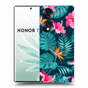 Maskica za Honor 70 - Pink Monstera