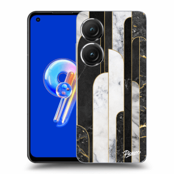Maskica za Asus Zenfone 9 - Black & White tile