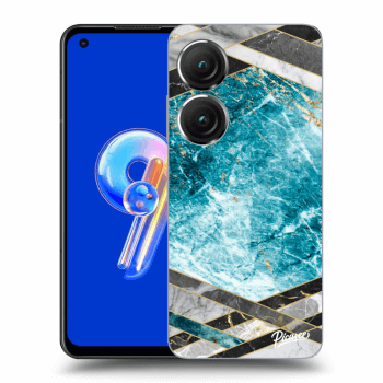 Maskica za Asus Zenfone 9 - Blue geometry