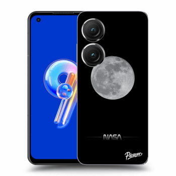Picasee silikonska prozirna maskica za Asus Zenfone 9 - Moon Minimal