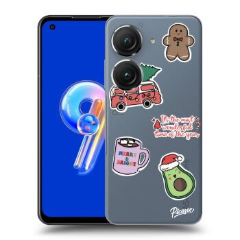 Maskica za Asus Zenfone 9 - Christmas Stickers