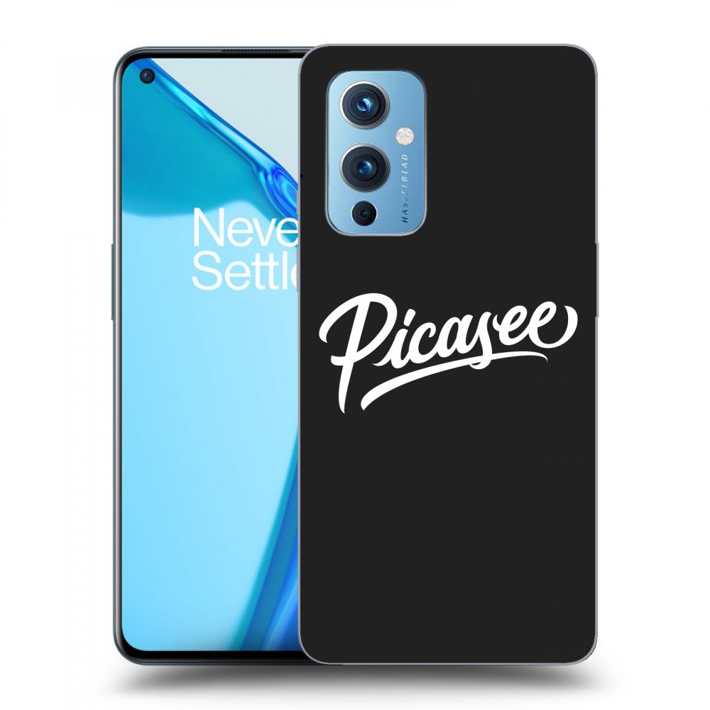 Picasee crna silikonska maskica za OnePlus 9 - Picasee - White