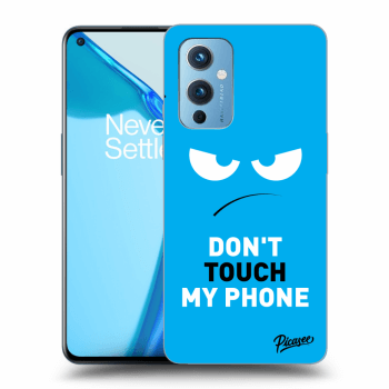 Maskica za OnePlus 9 - Angry Eyes - Blue