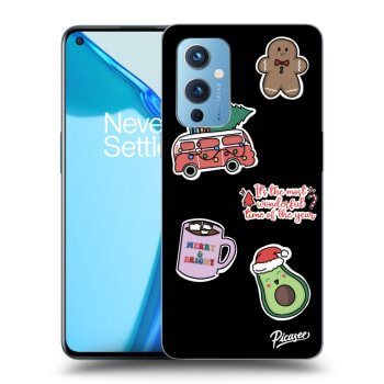 Maskica za OnePlus 9 - Christmas Stickers