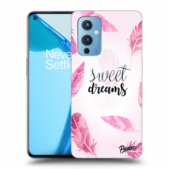 Picasee crna silikonska maskica za OnePlus 9 - Sweet dreams