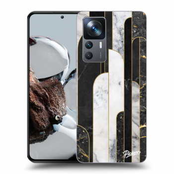 Maskica za Xiaomi 12T - Black & White tile