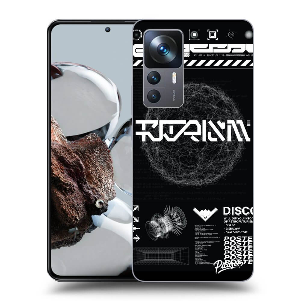 Picasee crna silikonska maskica za Xiaomi 12T Pro - BLACK DISCO