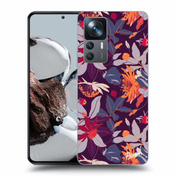 Maskica za Xiaomi 12T Pro - Purple Leaf