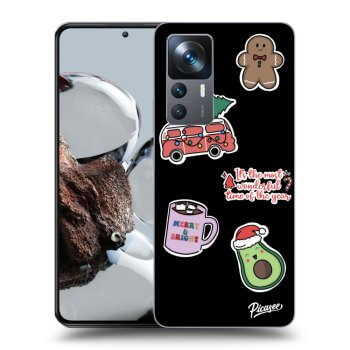 Maskica za Xiaomi 12T Pro - Christmas Stickers