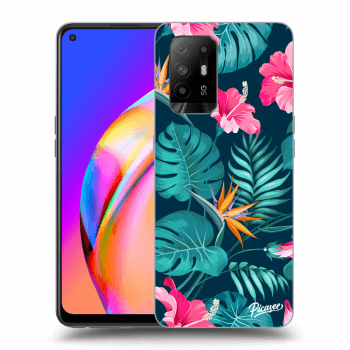 Maskica za OPPO A94 5G - Pink Monstera